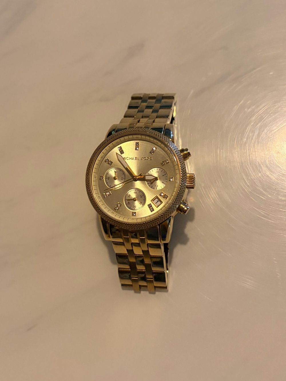 Gold MK Watch